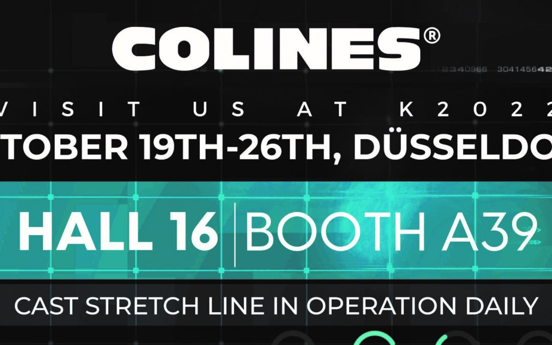 Colines – Visit us at K2022 | Hall 16 – Stand A39